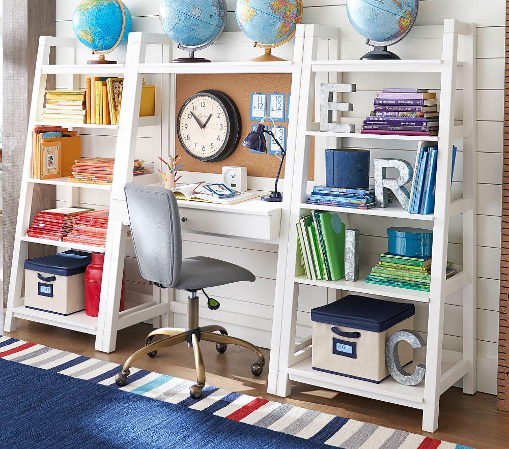 Morgan Leaning Wall Desk Set